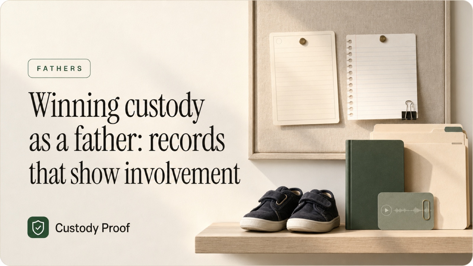 Winning custody as a father: records that show involvement